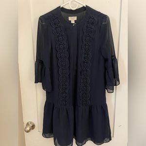 Loft Drop Waist Navy Tunic